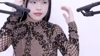 绅士视角【han】晓美-ASMR 口腔音 舔耳 弹舌音 按摩 喘息 ｜4k Wheezing oral sound licking ear playing tongue sound silk stockings-ASMRPU