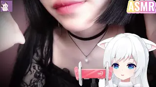 ASMR近距离诱惑舔舐 Ear Licking and Hand Movements Neko Girlfriend 3Dio 【Noyeon VTuber】-ASMRPU