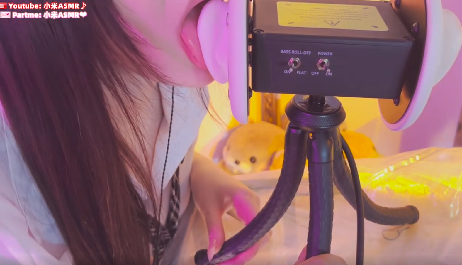 💗温柔学妹诱惑来咯💗💗小米ASMR舔耳💜口腔音💗Ear Licking 💗 Deep Mouth Sounds💗-ASMRPU