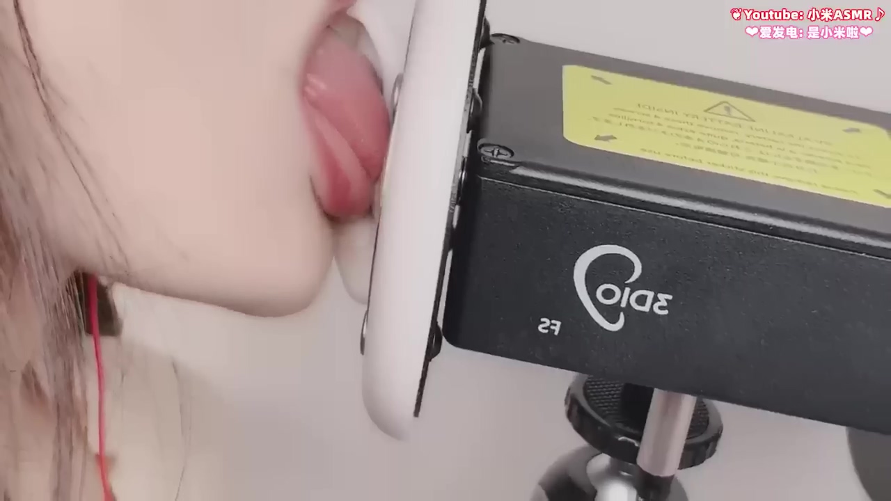 💗小米ASMR💗耳边的针对性亲吻加上缓慢的舔耳💗Ear Licking 💗 Kiss Sounds-ASMRPU