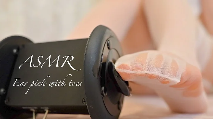 【ASMR】白ストで耳穴ぐりぐりオイルマッサージ💓 【脚フェチ耳ズボ睡眠導入 Foot oil massage Ear pick with toes 3dio】-ASMRPU