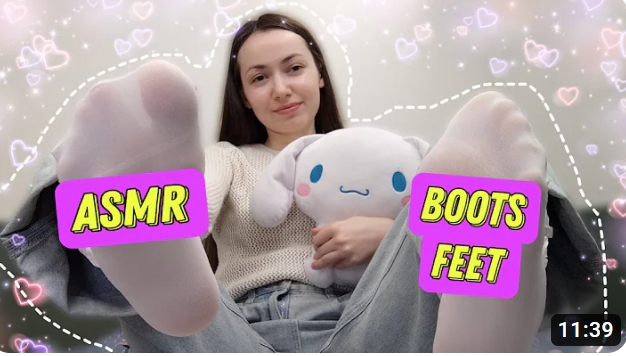 ASMR, boots, feet #asmr #asmrsounds-ASMRPU