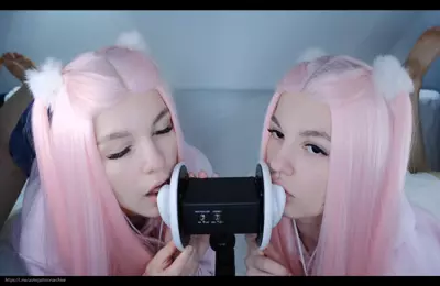 ASMR_TWINS_MILKY_LICKING_+_LOLLIPOP,_MOUTH_SOUNDS,_TRIGGERS,_CLOSE-ASMRPU