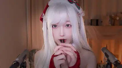 ASMR-二呆啾–圣诞小蜜蜂麦.-ASMRPU