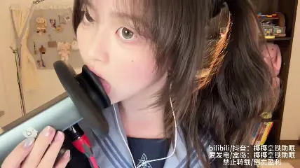 ASMR_椰椰拿铁_蓝色高马尾水手服：呼吸声天鹅-ASMRPU